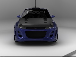 tuned car Model 3D