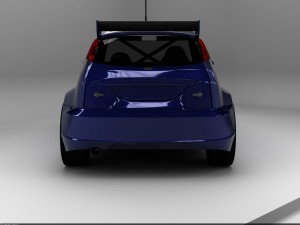 tuned car Model 3D