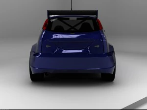 tuned car 3D Model
