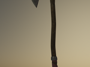battle axe 3D Model