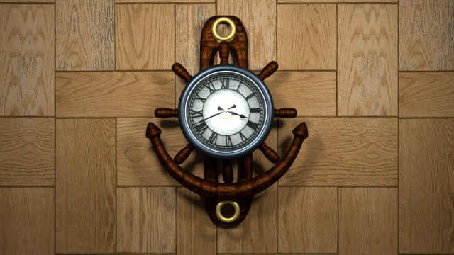 wall clock 3D Model .c4d .max .obj .3ds .fbx .stl .blend 