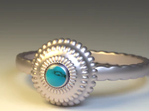 engagement ring 3D Model