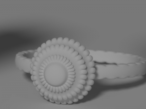engagement ring 3D Model
