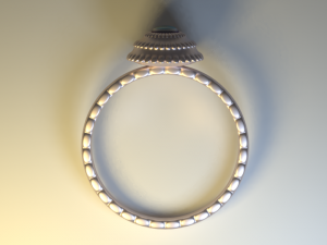engagement ring 3D Model