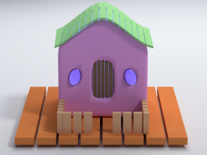 small house 3D-Modell