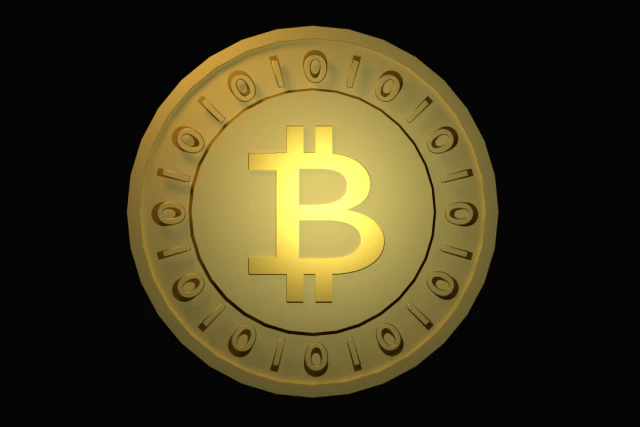 bitcoin 3D Model .c4d .max .obj .3ds .fbx .stl .blend 