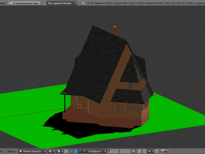 template of 2-storey building 3D Model