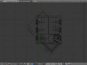 template of 2-storey building 3D Model