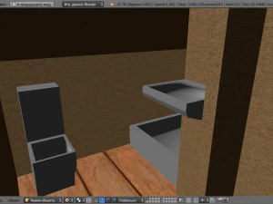 template of a one-story building 3D Model