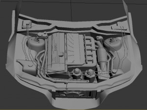 3d engine for bmw z3 3D Model