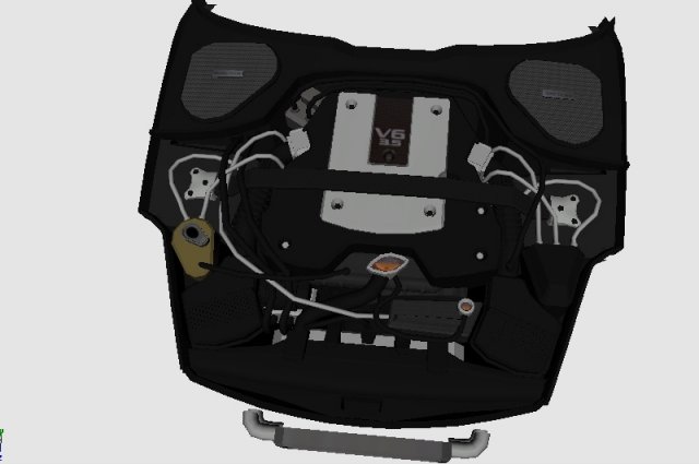 3d engine for nissan 350z 3Dモデル .c4d .max .obj .3ds .fbx .stl .blend 