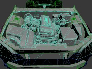 3d engine suspension for toyota altezza 04 3D Model