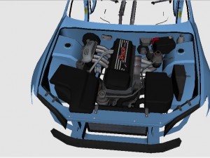 3d engine suspension for toyota altezza 04 Modelo 3D