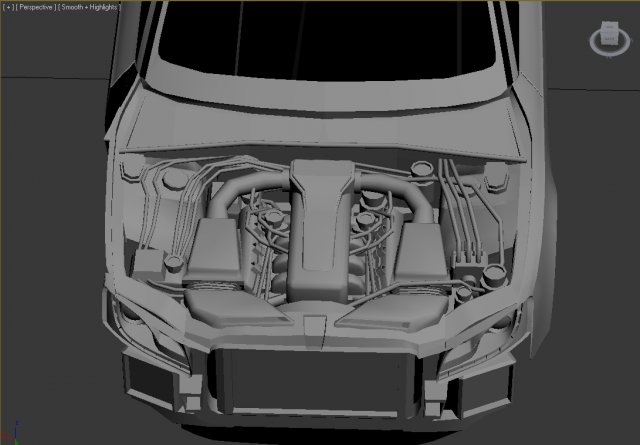 3d engine for audi rs5 3D Modell .c4d .max .obj .3ds .fbx .stl .blend 