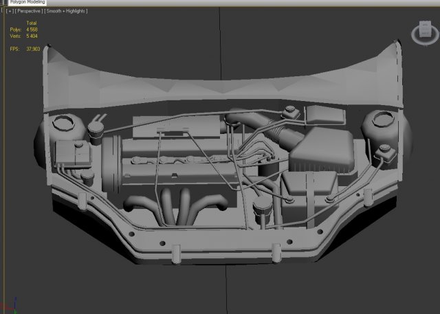 3d engine for ford focus zx3 Modelo 3D .c4d .max .obj .3ds .fbx .stl .blend 