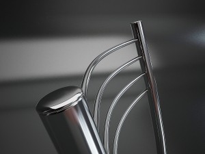 chair chrome 3D 模型
