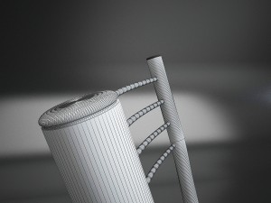 chair chrome 3D 模型