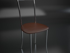 chair chrome 3D 模型