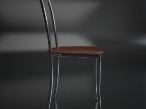 chair chrome 3D 模型