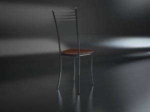 chair chrome 3D 模型