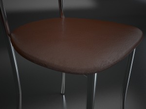 chair chrome 3D 模型