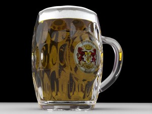 beer mug 2 Model 3D