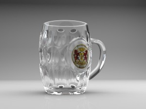 beer mug 2 Model 3D