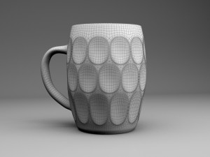 beer mug 2 Model 3D