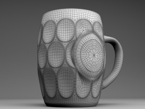 beer mug 2 Model 3D