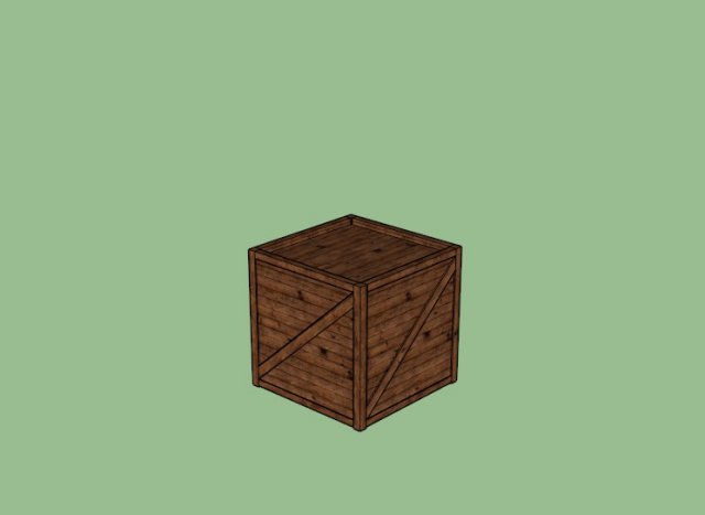 wooden box 3D Model .c4d .max .obj .3ds .fbx .stl .blend 