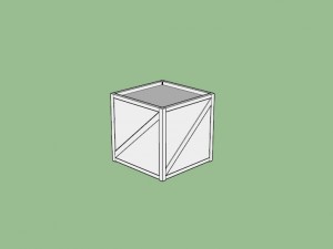 wooden box 3D Model