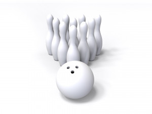 bowling game asset 3D Модель
