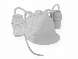 beer helmet and print 3D Model