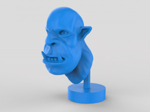 orc head sculpt print 3D Модель