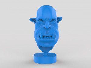 orc head sculpt print 3D Модель