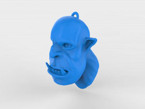 orc head sculpt print 3D Модель