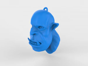 orc head sculpt print 3D Model