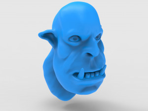 orc head sculpt print 3D Модель