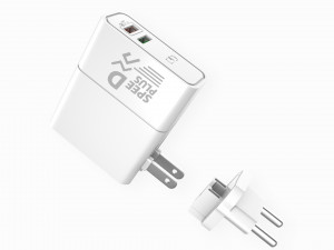 charger adapter usb ports 3D Model