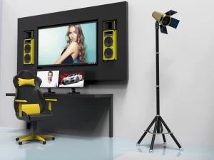 photography studio setup 3D Model