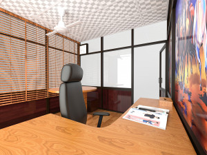 office cabin scene asset 3D 모델