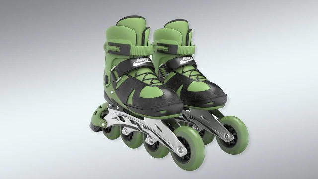 skates shoes 3d model lowpoly 3D Model .c4d .max .obj .3ds .fbx .stl .blend