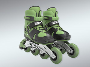 skates shoes 3d model lowpoly 3D-Modell