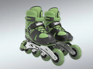 patins sapatos modelo 3d lowpoly Modelo 3D