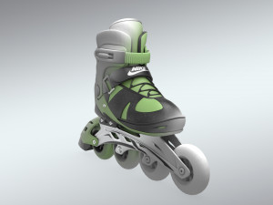 skates shoes 3d model lowpoly Model 3D