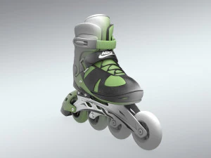 skates shoes 3d model lowpoly 3D Model