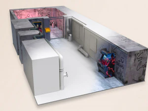 게임 장면 대표성 3D 모델