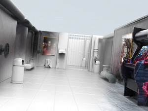 game scene lowpoly 3Dモデル