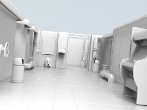 game scene lowpoly 3Dモデル