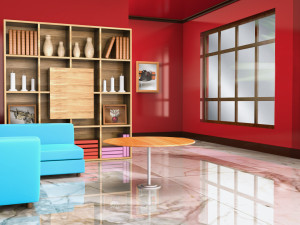 Living room Interior Model Lowpoly Assets 3D Модель